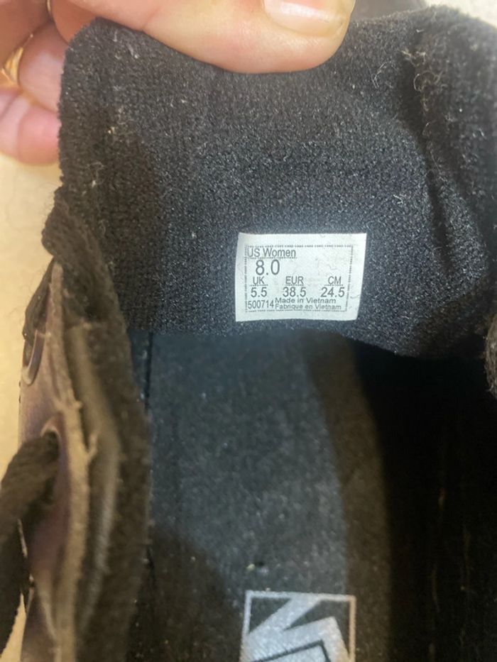 Baskets noires Vans taille 38,5 - n30h - photo numéro 5
