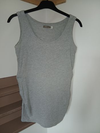 Débardeur grossesse gris chiné