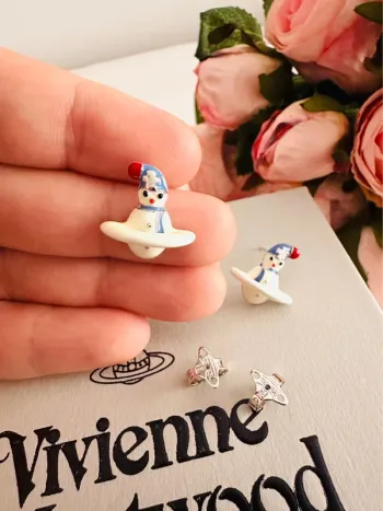 🛷Boucles d’oreilles Vivienne Westwood bonshommes de neige