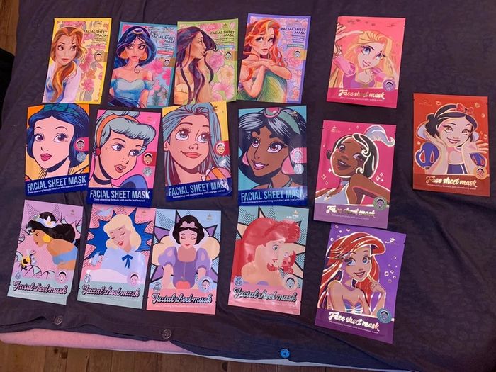 Lot de 16 masque pour le visage Disney,