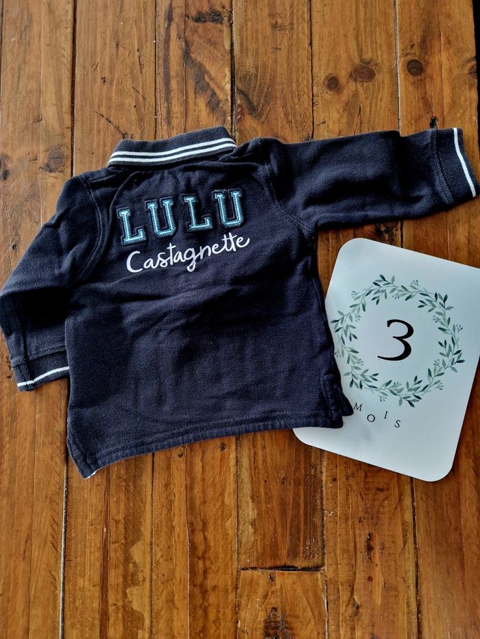 Polo manches longues Lulu castagnette - photo numéro 2