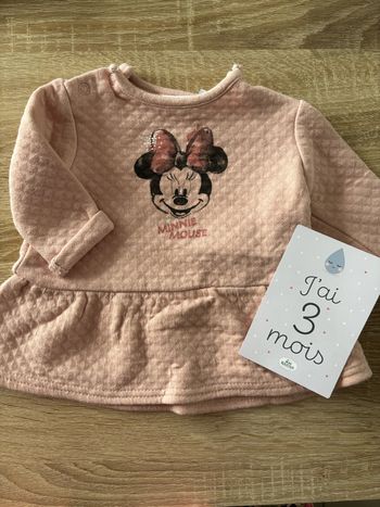Robe rose Minnie DISNEY t.3m