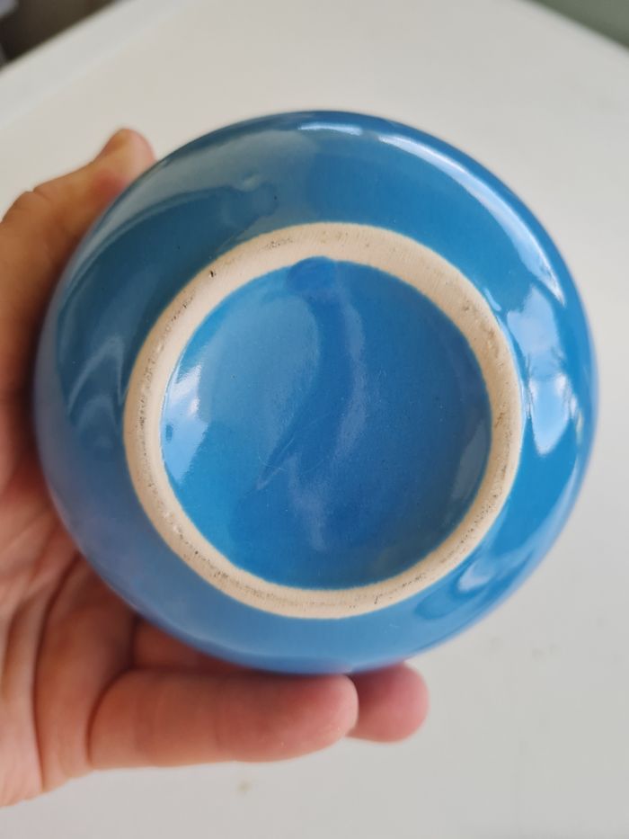 Joli sucrier bleu - photo numéro 3