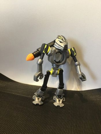 Playmobil figurine robot avec canon lance missiles 5289 Top Agents 2