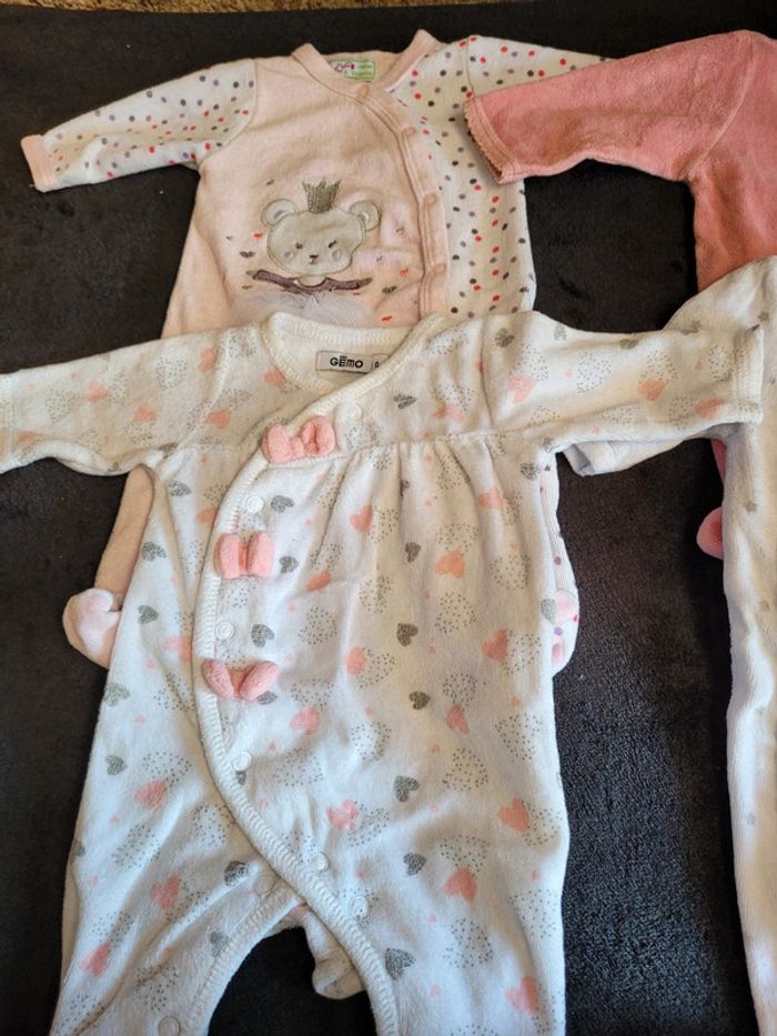 Pyjamas velour naissance - photo numéro 2