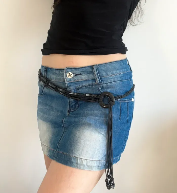 Ceinture Y2K vintage à perles - photo numéro 2