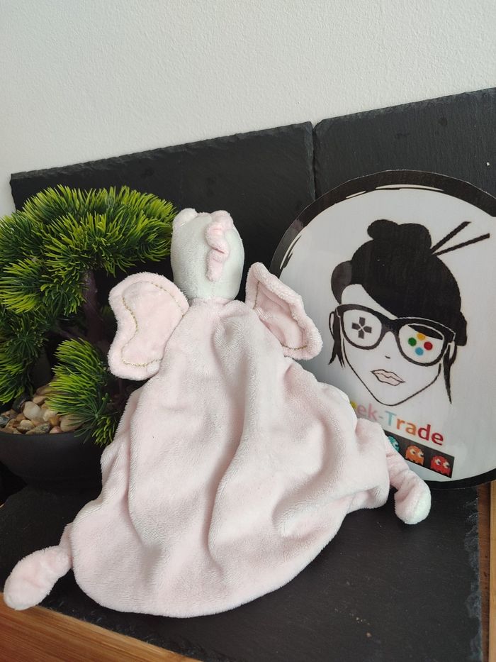 Doudou Licorne rose blanc étoile You are magical doré coeur arc En ciel simba - photo numéro 2