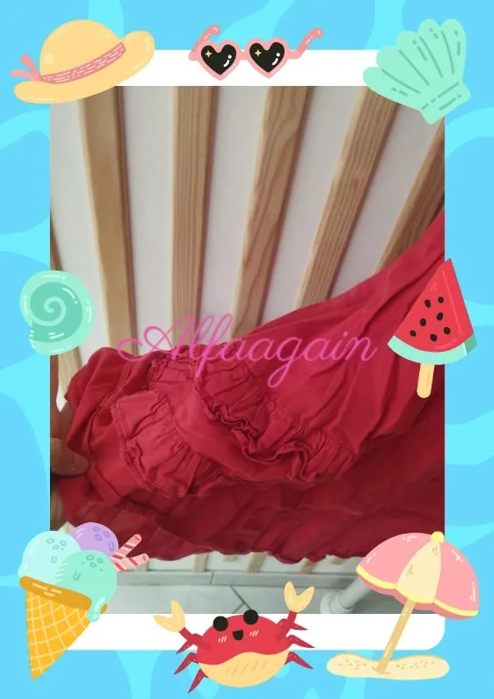 Robe catimini rouge 4ans - photo numéro 3