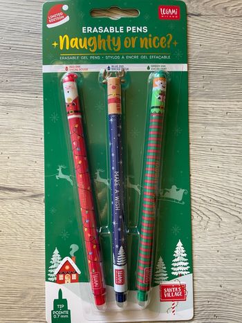 Set legami 3 stylos Noël 2024 édition limitée neuf