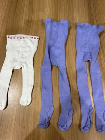 Gros lot de 3 paires de collants bébé fille