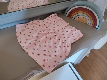 Robe rose pastèque 6 mois Verbaudet neuve