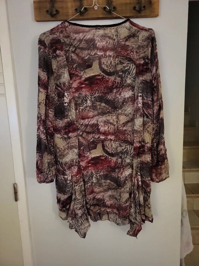 Formul blouse rose noir Taille 40 - photo numéro 4