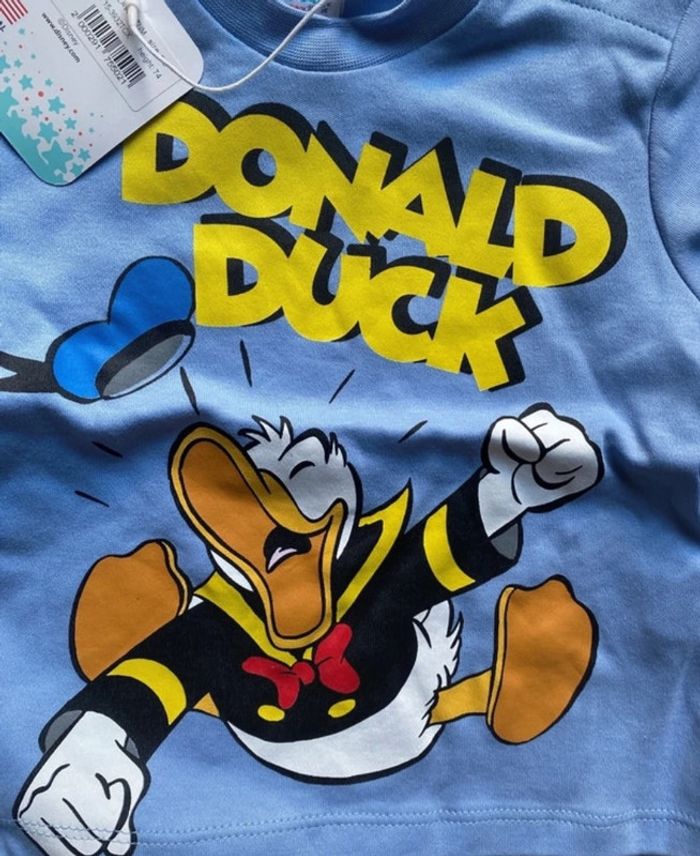 Ensemble Sweat pantalon Original marines 6 9 mois Disney Baby Donald Duck val 22,9 Neuf  En coton - photo numéro 4
