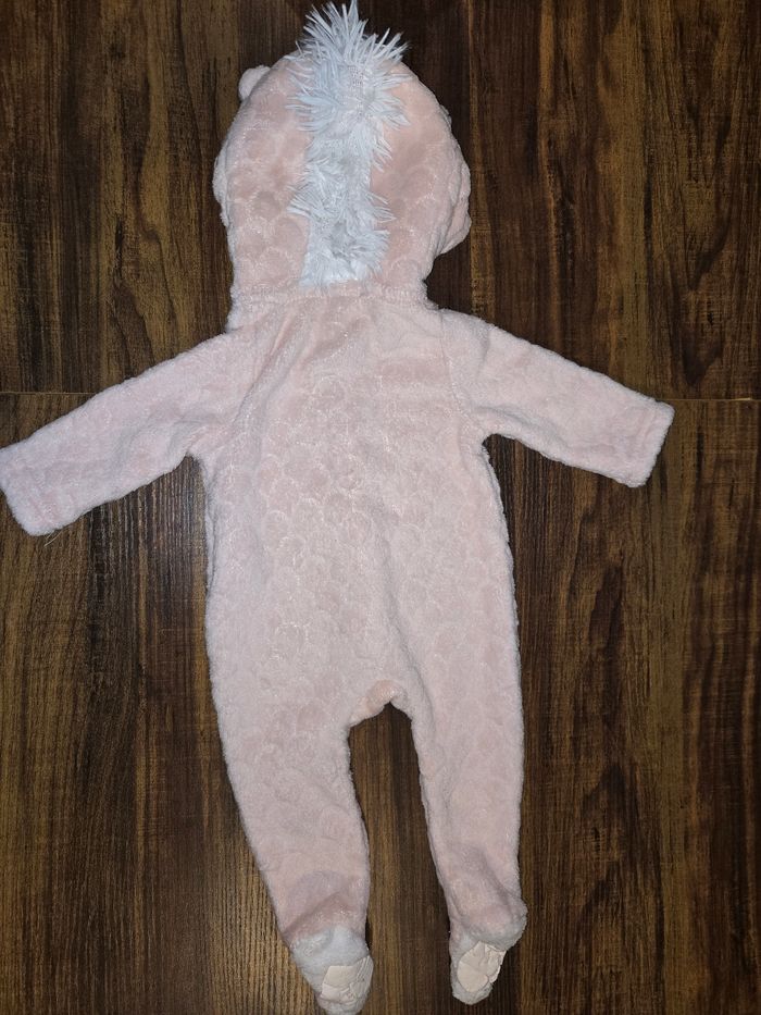 3 mois bebe fille combinaison chaude 62 cm licorne rose pâle - photo numéro 4