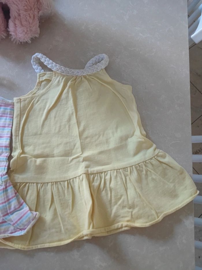 🌸 superbe lot robe bebe été 6 mois - photo numéro 3