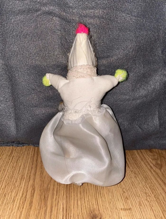 Poupée Bois Tissu Vintage - photo numéro 3