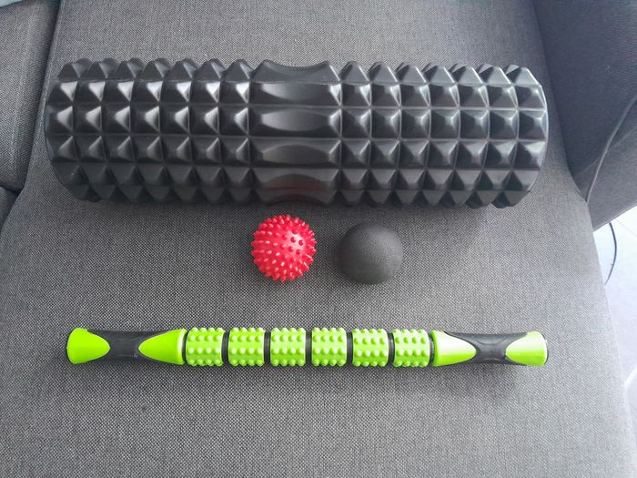Rouleau de Massage 5 en 1, Rouleau en Mousse avec Trigger Points