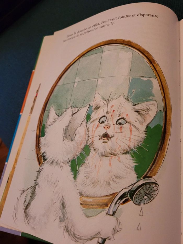 Livre rare Caroline et la Varicelle Pouf Pierre Probst Hachette Jeunesse Album multicolore - photo numéro 7