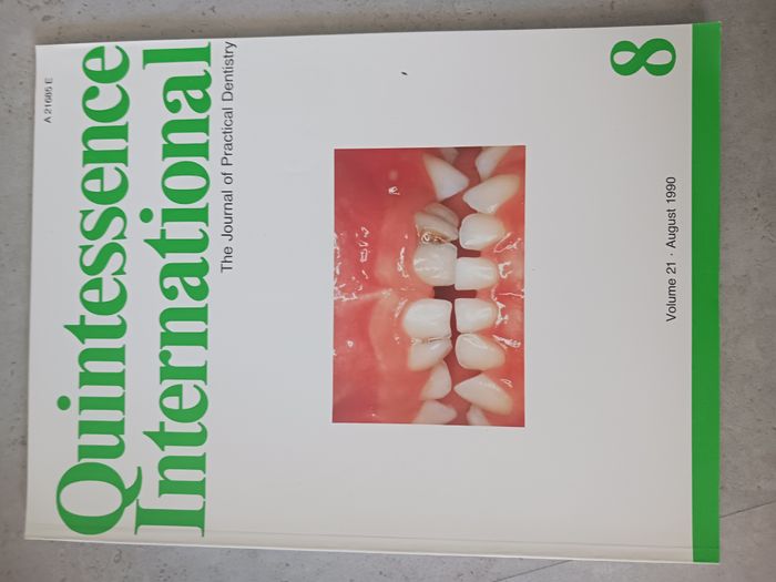 Quintessence International Volume 21 Aout 1990