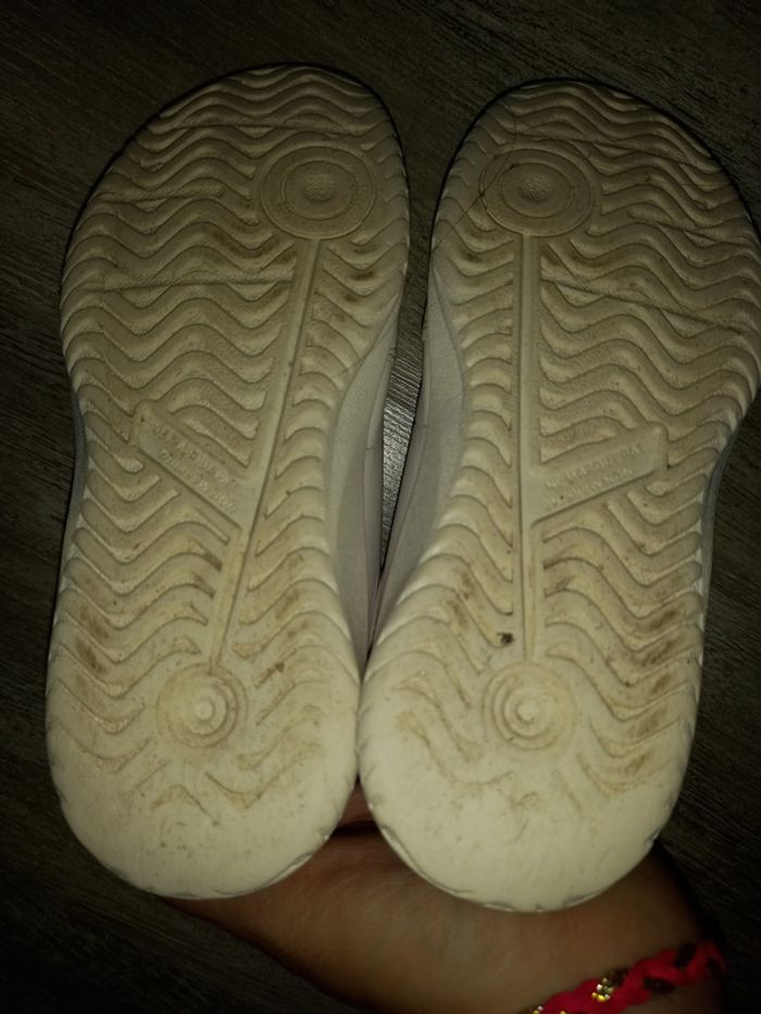 basket blanche à scratch pointure 29 - photo numéro 4