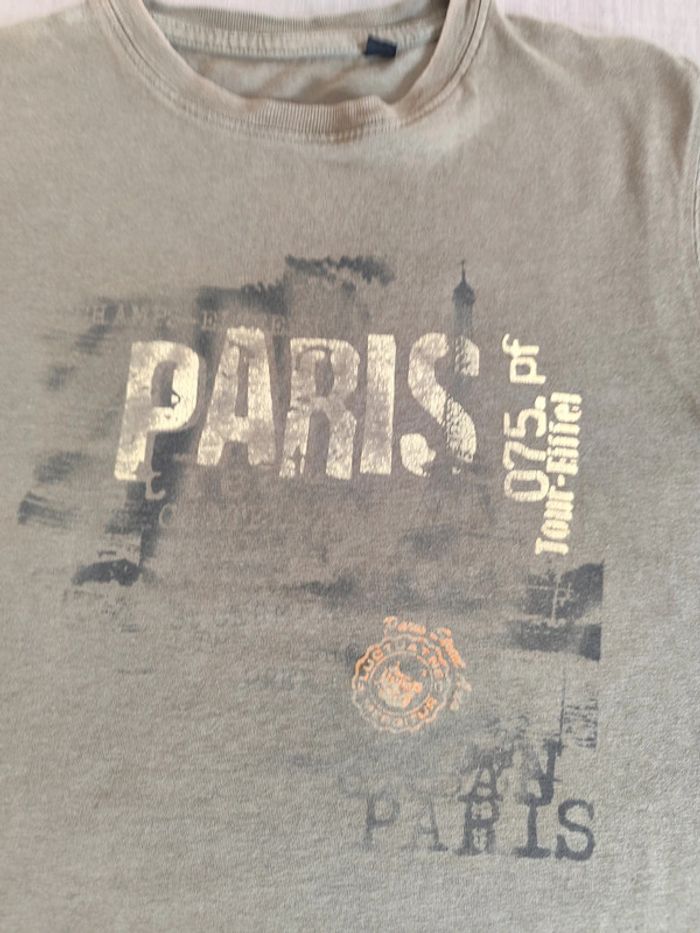 T-shirt kaki 10ans - photo numéro 2