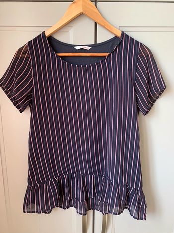 T-shirt blouse rayures