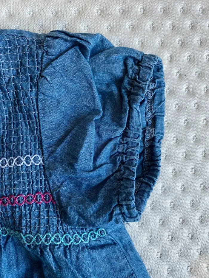 Blouse effet jeans 24 mois Grain de blé - photo numéro 3