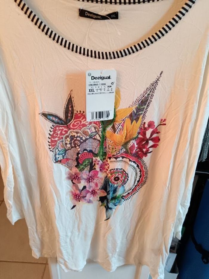 Tee shirt manches 3/4