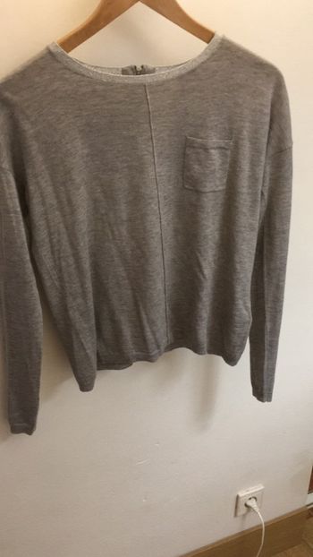 Petit pull gris Caroll taille 1 col argenté