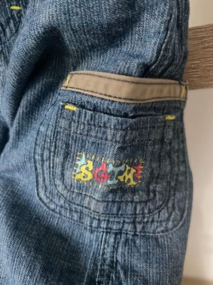 Salopette en jean garçon 9 mois Sergent Major - photo numéro 3