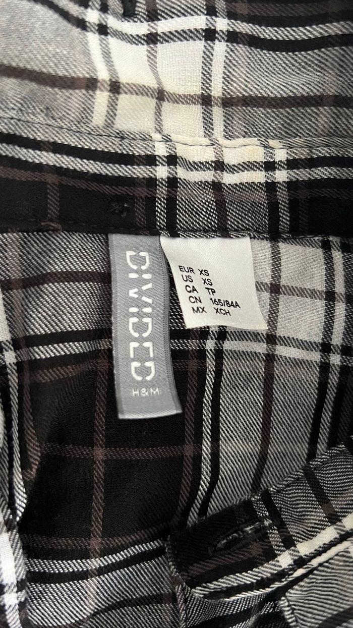 Chemise à carreaux longue - photo numéro 2