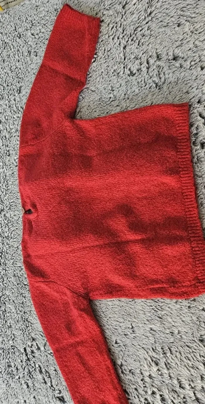 pull rouge kiabi - photo numéro 2