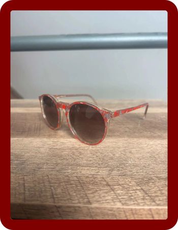 Lunette de soleil playgeel taille unique rouge grisâtre blanc