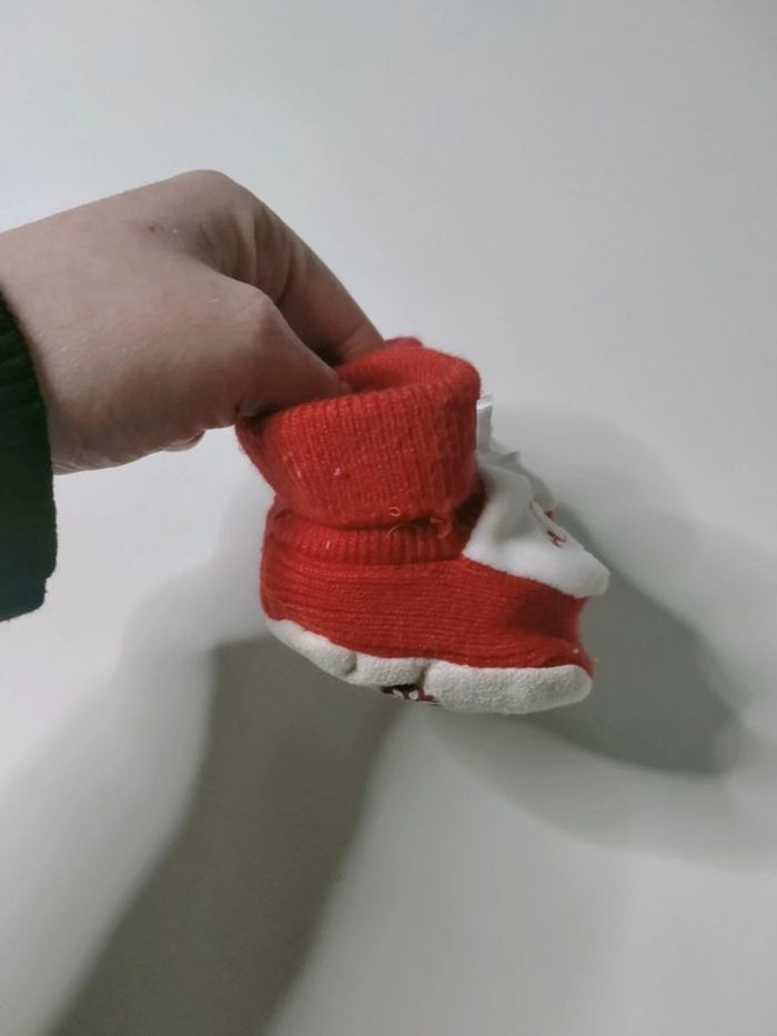 Chaussons Bébé "Mon Premier Noël" - photo numéro 4