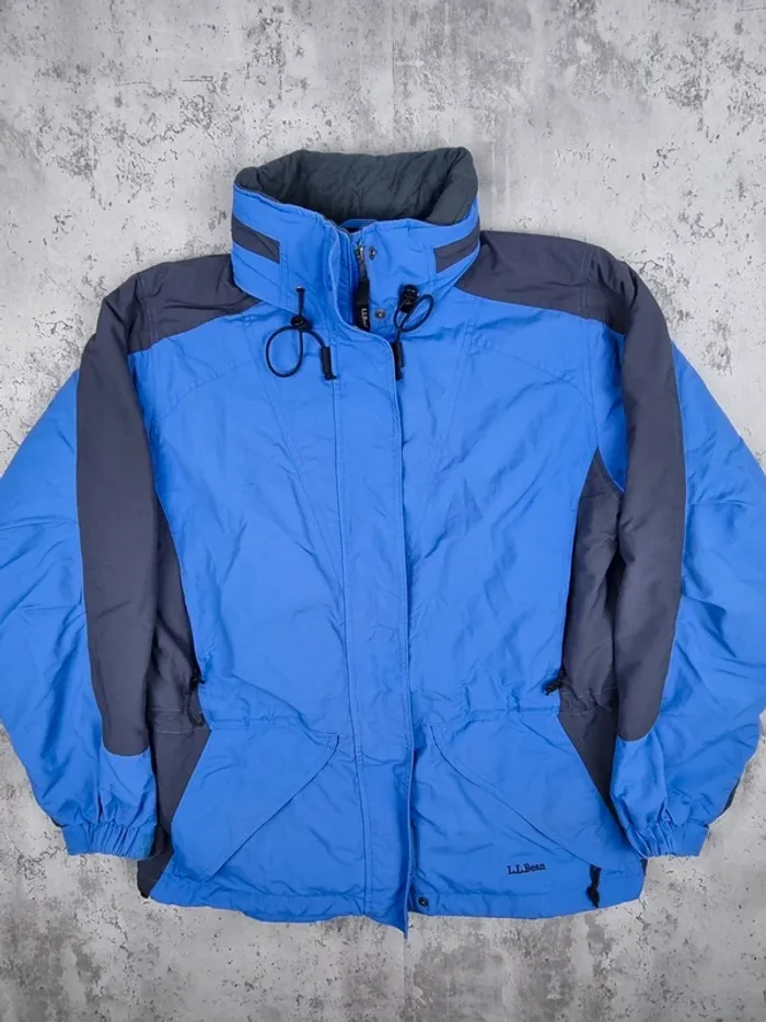 Doudoune L.L. Bean bleu et noir – Taille M Femme