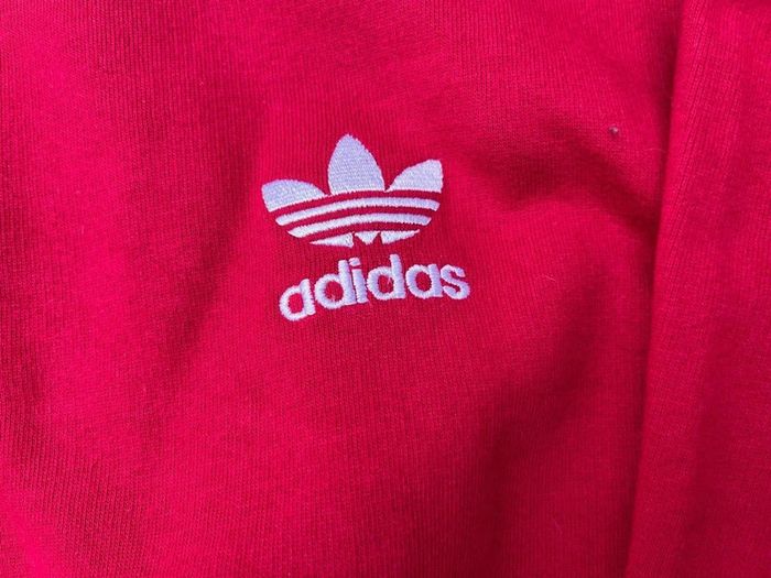Pull rouge vintage Adidas taille M/L rouge - photo numéro 2