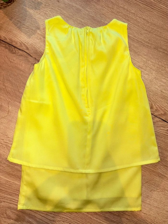 Robe fluide jaune tape à l’œil 3 ans - photo numéro 4