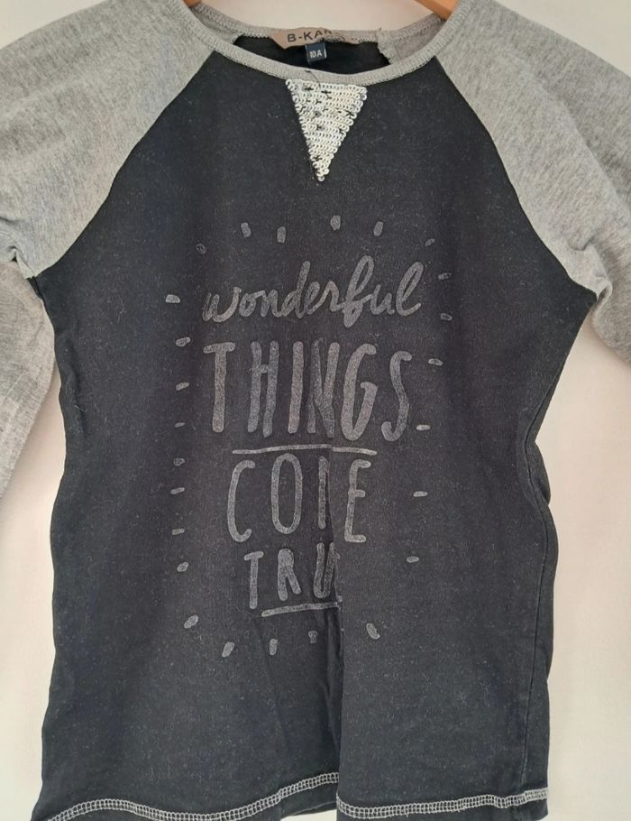 Tee-shirt manche longue 10 ans - photo numéro 2