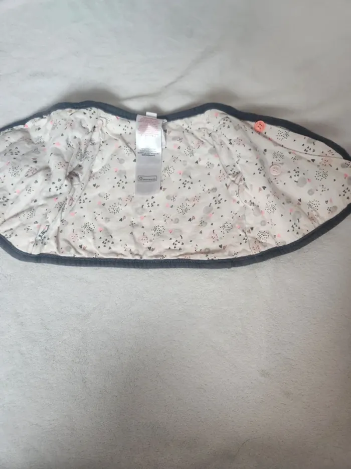 Adorable lot 1 mois bébé fille automne hiver pyjama caleçon  bandeau Dpam rose - photo numéro 7