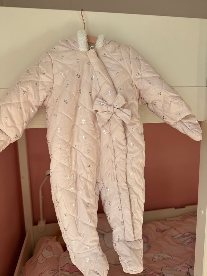 Combi pilote sergent Major 6 mois rose