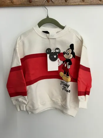 Sweat à rayures Mickey Mouse Disney Zara 3 ans 98cm