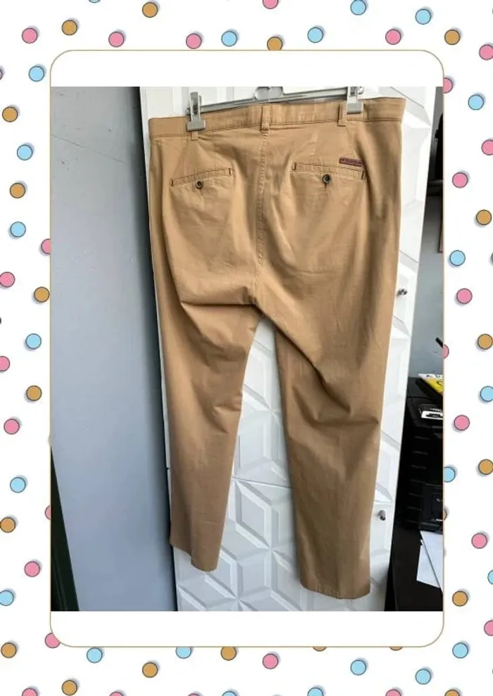 Pantalon Maneven beige taille 52 - photo numéro 7