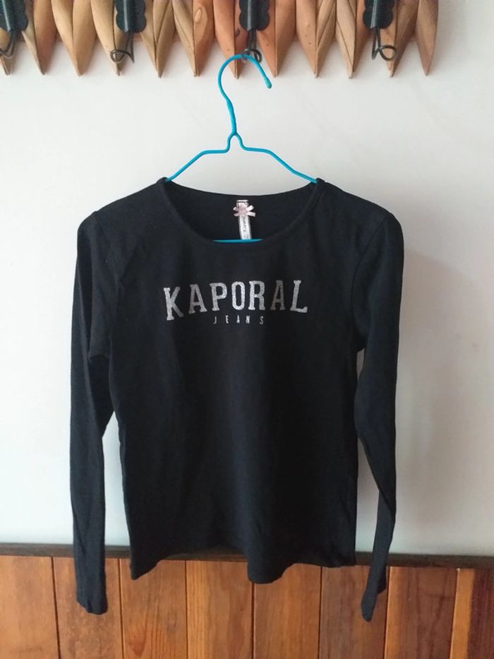 Haut noir Kaporal brillant