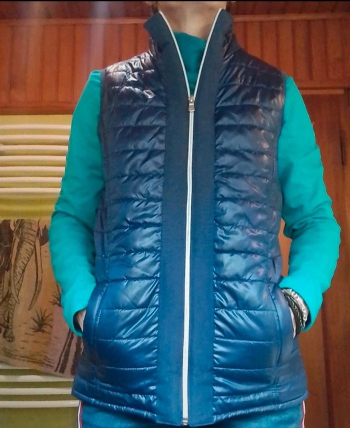 Veste sans manches femme bleu - photo numéro 4