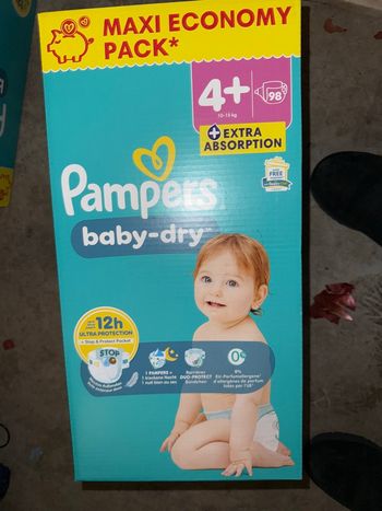 Pampers baby-dry taille 4+