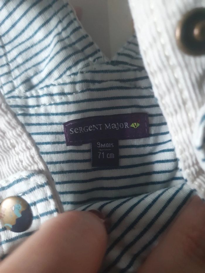 Salopette sergent major 9 mois - photo numéro 2