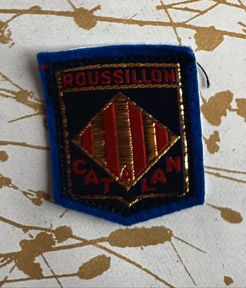 Écusson / blason à coudre ville de Roussillon