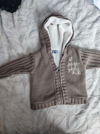 Pull zippé à capuche enfant