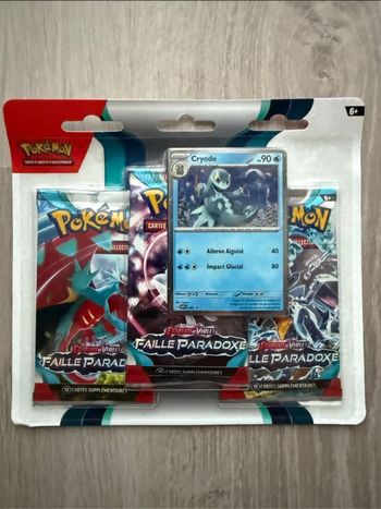 Tripack Pokémon Faille paradoxe Cryodo