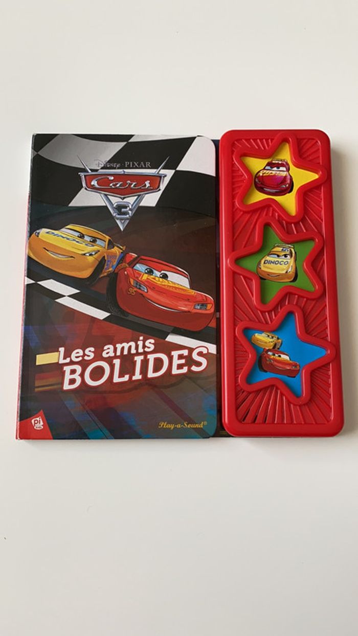 Livre sonore les amis bolides Disney Pixar Cars